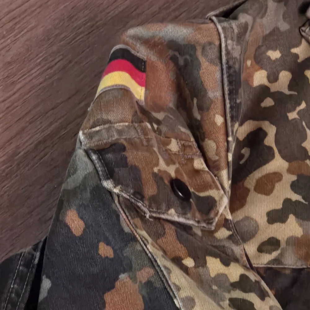 Camouflage Military Field Jacket Size 2XL In Great Condition German Military. - Picture 3 of 8